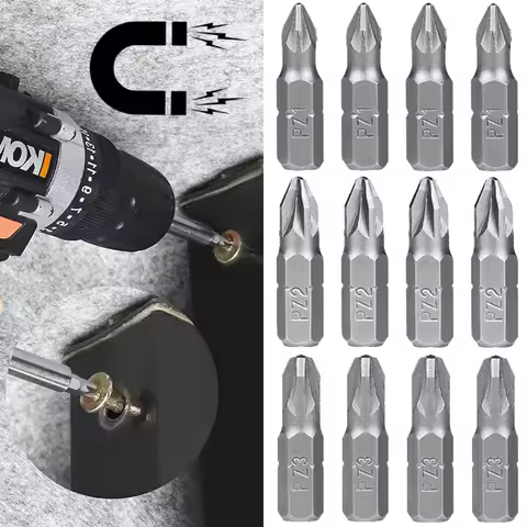 PZ1 PZ2 PZ3 S2 Steel Screwdrivers Bit Set for Wood Electric Hex Shank Screwdriver Drill Bits Impact 