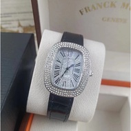 Frank Muller lawyer influencer belt Retro square dial watch niche design small square woman
