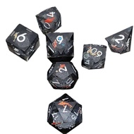 Yours -Resin Decal Quicksand for DND Dice Coc Running Group Dice Dnd Cthulhu Polyhedron Running Grou