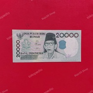 Uang Kuno 20000 Rupiah Tahun 1998 imp 2002