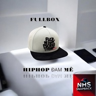 Fullbox Snapback Hat Gray and Black Wears People Who Think FW002.