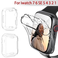 compatible for watch series 9/8/7 case with screen protector for iwatch 41mm 45mm 49/44/40 38/42 360 Degree iwatch cover