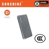 CCC認證 PD20W QC3.0 快充5000mAh MagSafe無線磁吸快充流動電源(槍灰) #充電寶 #尿袋 #行動電源 #移動電源 適用於iPhone 17 EBHKA-RG