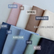 Terlaris Kain Linen Rayon / Kain Premium Rayon Linen
