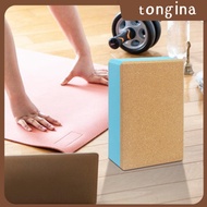 tongina EVA Cork Yoga Block High Density Yoga Block Supportive with Non Slip Surface Yoga Equipment 