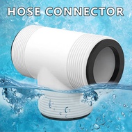 POCO Pool Hose Extender Ground Pool Equipment Connector Intex Coleman Pool Hose T Splitter with 3 L Rings Efficient Flow Distribution for 1.5 Inch Pump Hose Swimming Pool Pump Hose Connector