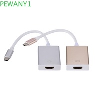 PEWANY1 Type C To HDMI-compatible Cable, Adapter USB C USB 3.1 To HDMI Switch Cable, Plug and Play 1080p Converter 4K for Laptop/TV/Monitor/Projector