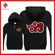 Akatsuki Hoodies Cosplay Thickening Hooded Jacket - Black(New)