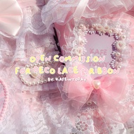 [ reservation ] MACARON BINDER &amp; TOP LOADER DECO LACE by. kafeintoday