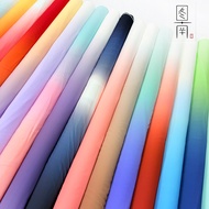150*50CM Long-fiber chiffon gradient fabric Ancient-style fabric stage costume design