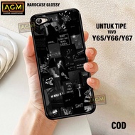 HP VIVO Y65 Case Y66/ Y67 Latest Shiny Case - New Glossy Case casing VIVO Y65/ Y66/ Y67 [Aesthetic M