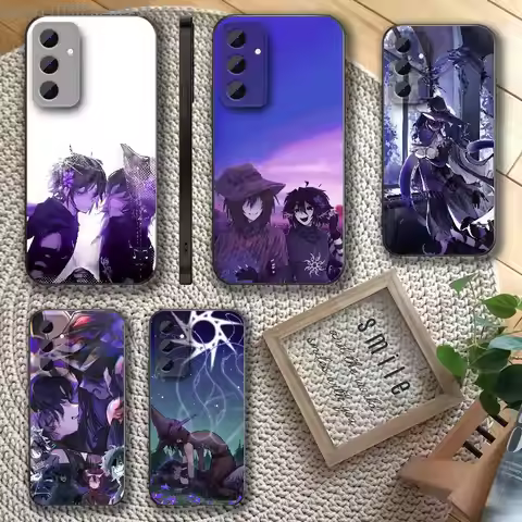 Azure x Two Time Fanart Phone Case For Samsung S 25,24,23,22,30,21,20,10,9,Ultra,Plus,Lite,FE,5G Bla