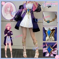 CYRENE Cosplay Costume HONKAI STAR RAIL CYRENE Dress Uniforms Wig Outfits Carnival Anime Party Rolep