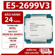 Genuine xeon E5 2699 v3 Cpu installed with main x99 d4.