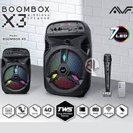SPEAKER WIRELESS AVF BOOMBOX-X3