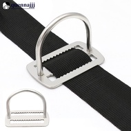 QUENNA 2" Scuba Diving Weight Belt Slide Keeper D Ring Stainless Steel Webbing Harness Belt Retainer