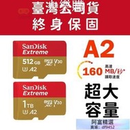 記憶卡 高速記憶卡 SanDisk Extreme  512G 1T 1024G  SD記憶卡 A1 A2