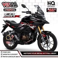 CB 150 X Full Body Sticker - CB150X Decal - Cool CBX Striping Variations - CB 150X Fullbody Decal Hi