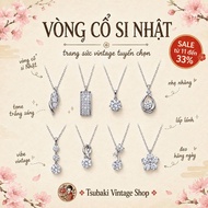 (15.05) 2hand BRIGHT WHITE TONE necklace/necklace - Japanese Si Jewelry