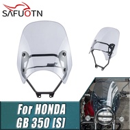 GB350 GB350S Windshield Windscreen For Honda GB 350 S 350S 2023 2024 Motorcycle Wind Screen Shield D