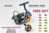 REEL,BULLZEN IGUANA MAX SW LIMITED EDITION SPINNING REEL