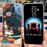 สำหรับเคส Samsung Galaxy J8 2018เคสโทรศัพท์ภาพเคสซิลิโคนแบบนิ่ม SM-J810F มีสไตล์สำหรับ Samsung J8เคส2018ขนาด6.0นิ้ว