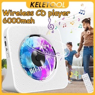 Portable CD player Bluetooth Rechargeable Cute CD Player and Blue Light 5.0 Portable Music Player Ho