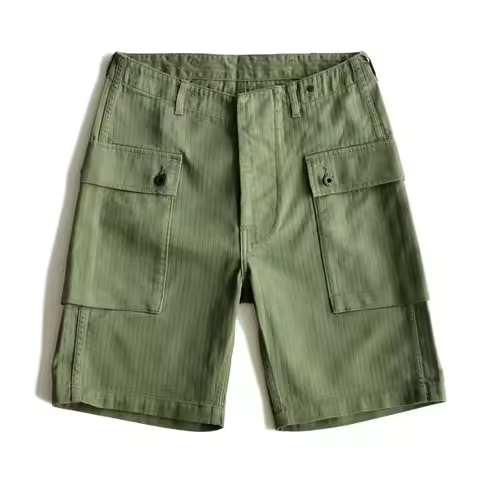 Mens Shorts Casual Military SauceZhan USMC P44 U.S. ARMY HBT Shorts VINTAGE Casual Shorts American R