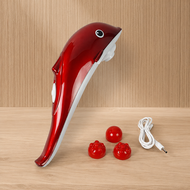 HK668 Mini Dolphin Hand Body Massager Alat Pijat Lumba-Lumba Alat Pijat Elektrik Getar Praktis