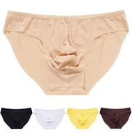 【CW】 Men  39;s Briefs Soft Breathable Silk Hot Hips Up Transparent Jockstrap Colorful Undies Cueca