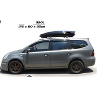 Car Roof Box  [L Size] [Glossy Black] Cargo ROOFBOX