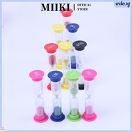 EELHOE Small Hourglass Multicolor Hourglass Sand Hourglass Colorful Home Decoration Timer Compact an
