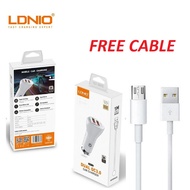 #READY#LDNIO C511Q 2 USB Quick Charge 3.0 Fast Charging Car Charger