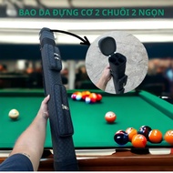 Bao Da Đựng Cơ Bida 2x2 Bảo Vệ Cơ An Toàn - Chất Liệu Da Cao Cấp LEOPARD BILLIARDS