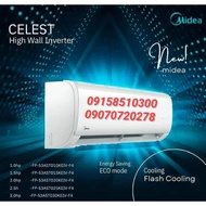 MIDEA 1.0HP Split Type Celest Inverter Aircon