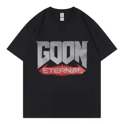 Goon Eternal Funny Meme T Shirt Men's Women's Fashion Vintage Short Sleeve T-shirt Summer Casual Loo