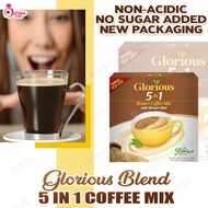 Glorious Blend 5 in 1 Coffee Mix with Brown Rice Non Acidic, No Sugar Added, Diabetic-friendly, Weig