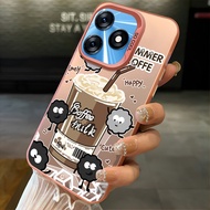 Case For Tecno Spark 10 10C 10 Pro Summer Coffee Phone Hard Shell Shockproof