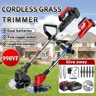 998VF Mesin Rumput Bateri Cordless Grass Cutter High Quality Electric Grass Trimmer Lawn Mower Cordl