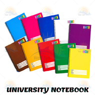 University Large Notebook With Yarn or Spiral Assorted Color Ream or Per Pieces
