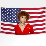 Spic Ice Flag American Ice Spice 3x5 FT USA Tapestry for College Dorm Wall Man Cave Decoration with