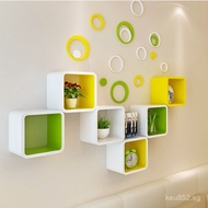 Decorative Living Room Divider Square Campus Ornament Bookshelf Grid Wall Creative Wall Flower Shelf