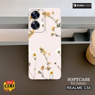 Latest Realme C55 2023 Soft Case - Fashion Flower Case - Latest Realme C55 Casing - Realme C55 Phone