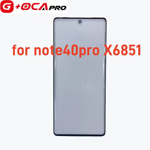 3PCS G+PRO Front Glass Lens Screen Touch panel with OCA For Zero30 4G X6731 X6731B Itel S23+ S681LN