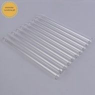 onemeter 10pcs/lot Transparent Pyrex Glass Blowing Tubes  Long Thick Wall Test Tube PH