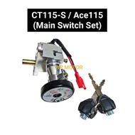 Modenas CT115/CT115 S/Ace115 Main Switch Set/Suis Kunci Set