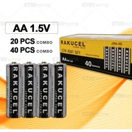 40Pcs Rakucel Super Heavy Duty Battery/Ultra Heavy Duty AAA / AA Battery