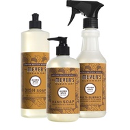 Mrs. Meyer's Acorn Spice Kitchen Set Variation, Includes, 1 Hand Soap, 1 Dish Soap, and 1 Multi Surf