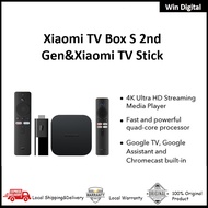 Global Version SG Seller Ready Stocks Xiaomi Mi TV Stick 2K | 4K | MI TV Box S 2nd Gen 4K Google Playstore Netflix Prime Video TV Remote Control