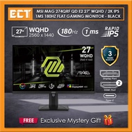 MSI MAG 274QRF QD E2 27" WQHD / 2K (2560 x 1440) IPS 1ms 180Hz Flat Gaming Monitor (HDMI, DisplayPor